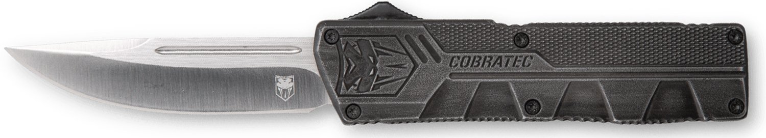 CobraTec Knives SWCTLWDNS Lightweight 3.25" OTF Drop Point Plain D2... - CobraTec Knives - DROP POINT