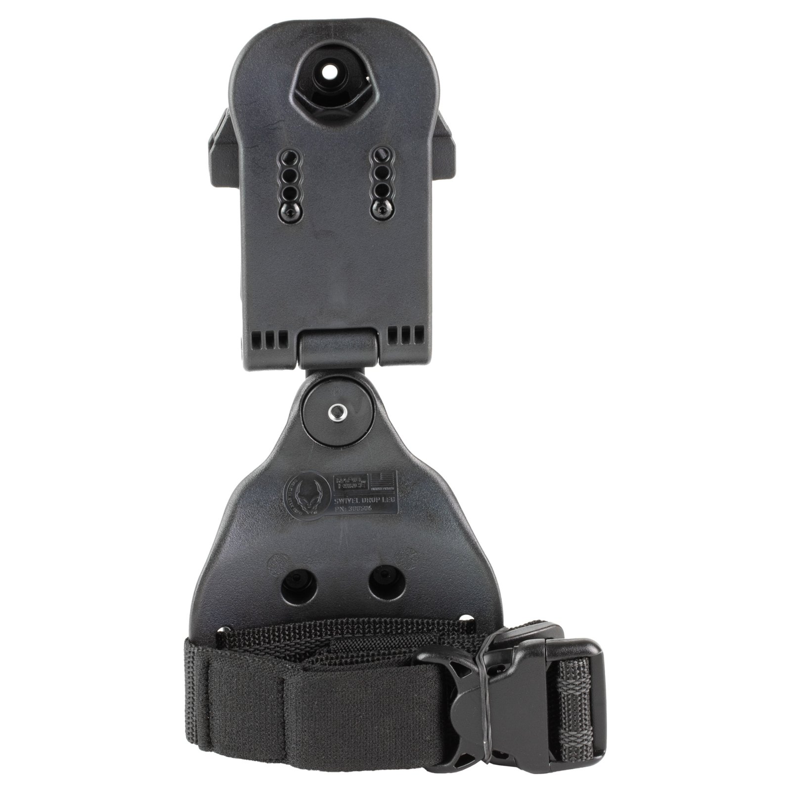 Rapid Force RFX-SD-BK-LBS-S-LK-C Swivel Drop Leg Black Standard Buckle