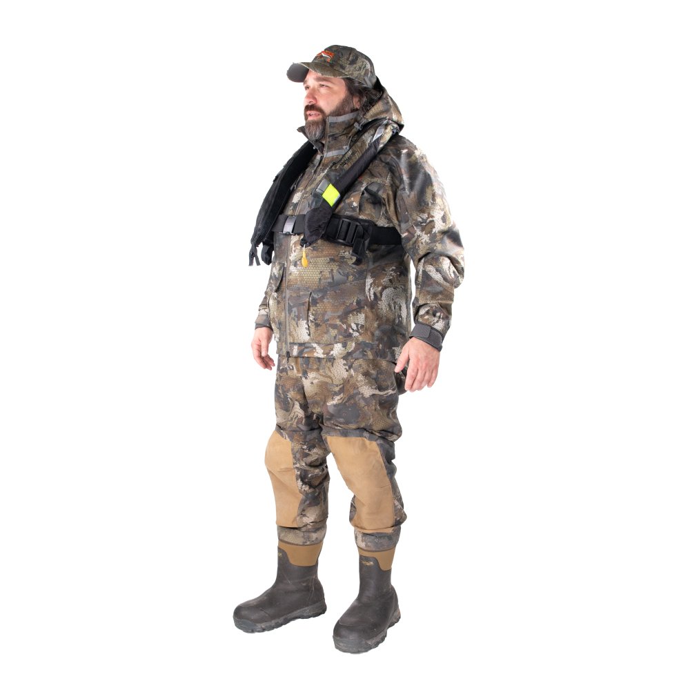 Higdon 39129 LifeLine Auto PFD 38g Optifade Timber, 40+ lbs Buoyancy - Higdon Outdoors