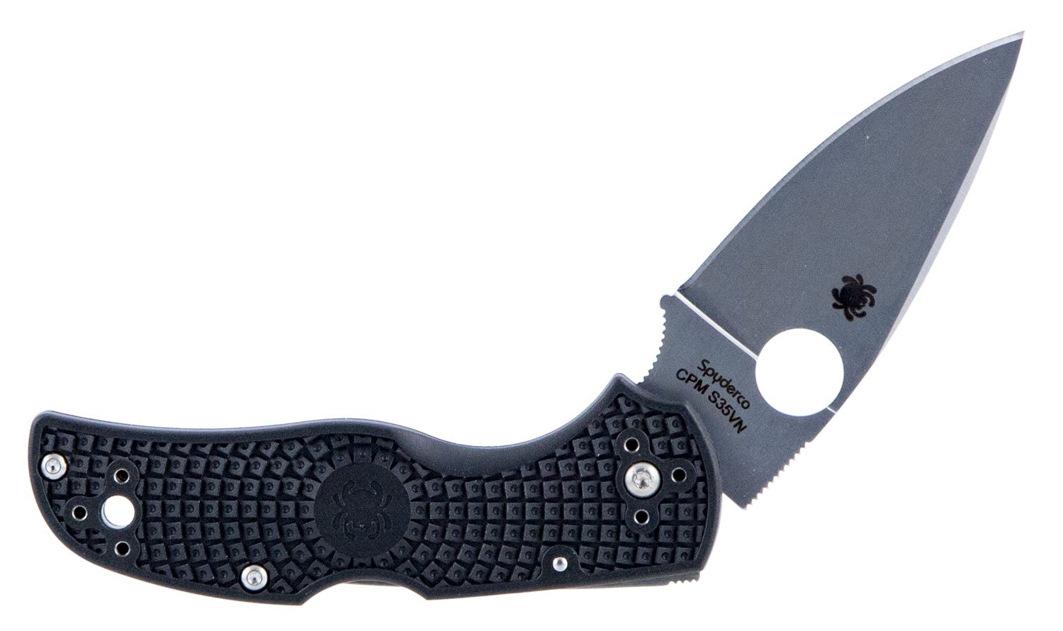 Spyderco C41PBK5 Native 5 Lightweight 2.95" Folding Spear Point Plain...
