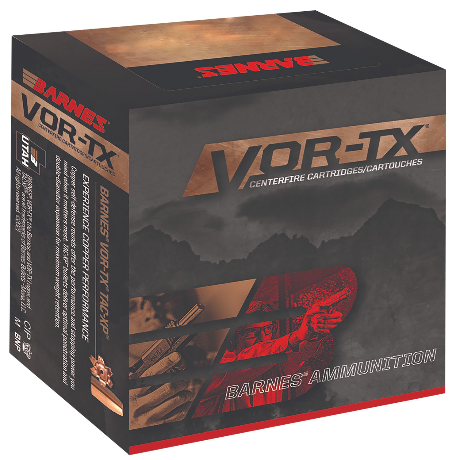 Barnes VOR-TX 454 Casull 250 Grain XPB 20 Rounds Brass Casing - Browning - BARNES VOR-TX XPB