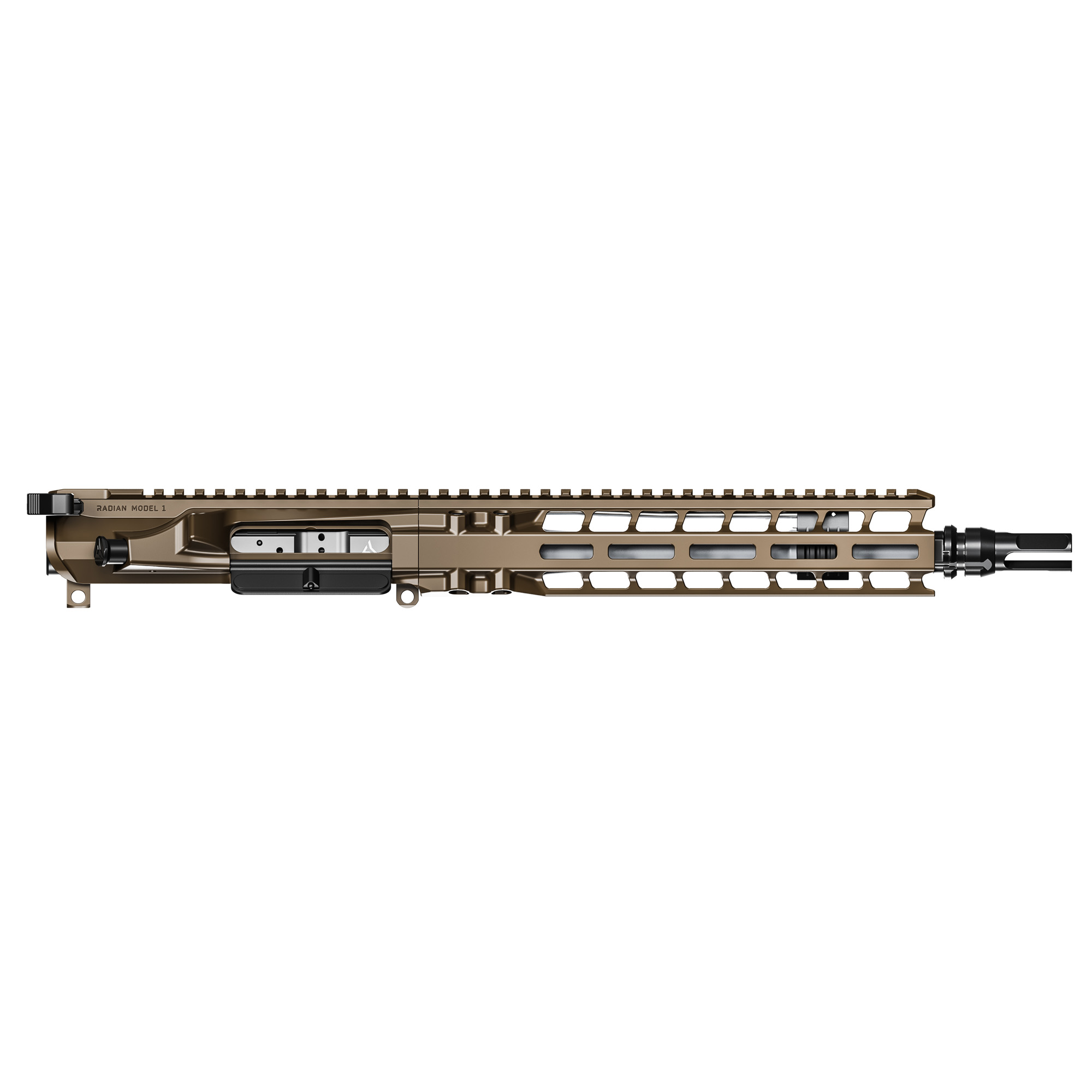 Radian R0451 Upper 223 Wylde 10.5" 1:8 Twist KeyMo Flash Hider Brown