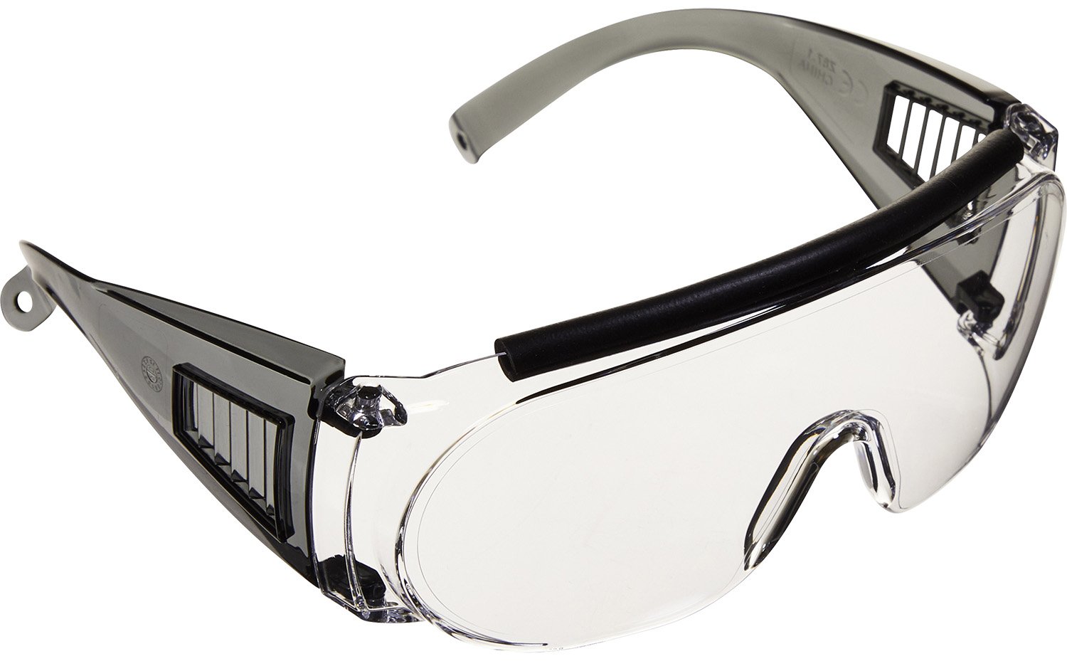 Allen 2169 Shooting & Safety Fit-Over Glasses Clear Lens Gray Frame