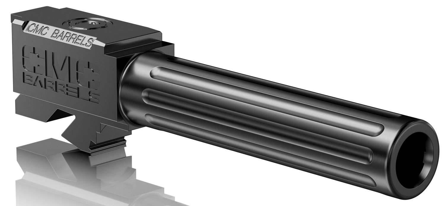 CMC GLOCK 19 FLUTED BARREL NON-THREADED DLC BLACK ... - Glock