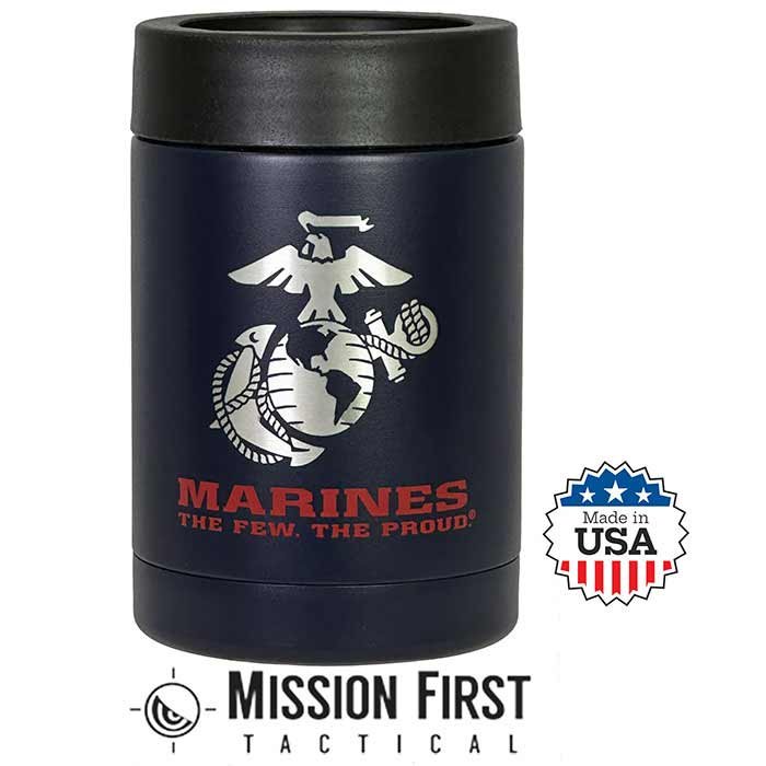 Buy USMC 12oz Can Cooler in Blue/Red online