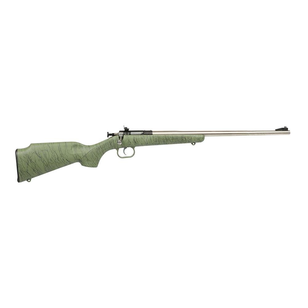 Crickett KSA2442 Gen2 Youth 22 LR 16" Stainless Green Synthetic Stock - Keystone Sporting Arms - .22LR