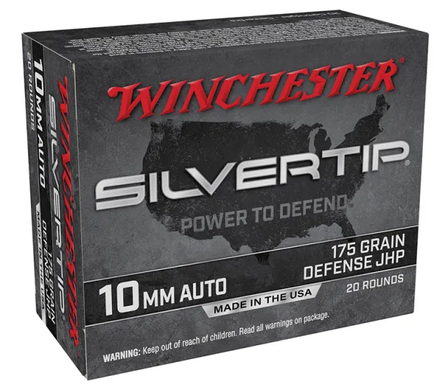 Winchester Ammo W10MMST 10mm 175gr. Silver Tip HP 20/Box - Winchester - 10mm