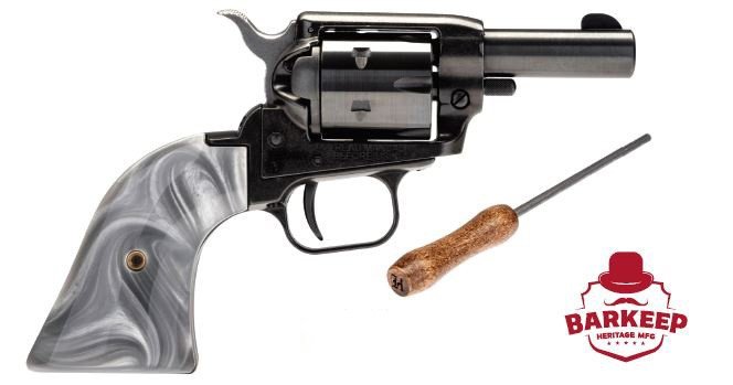 Heritage Barkeep Revolver 22LR 3" Barrel 6rd Capacity Black Oxide Gray - Heritage - 22 LR