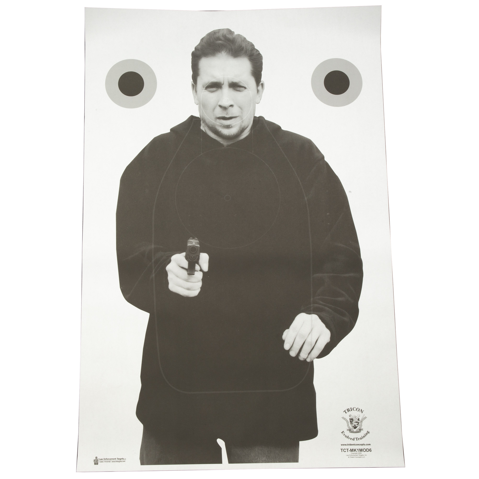 Action Target TCT-MK1MOD6-100 Tactical Training Targets, 23"x35", 100 Pack