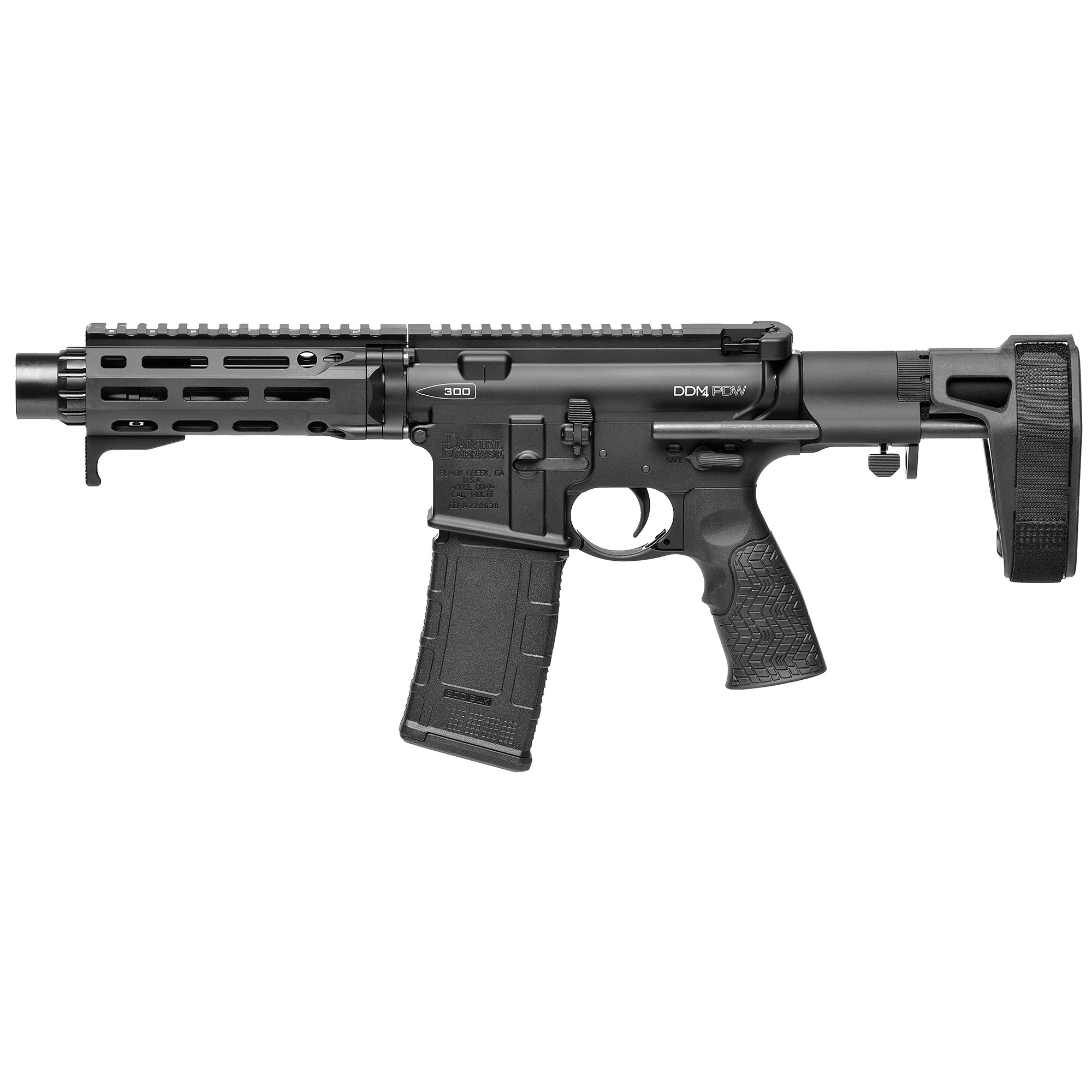Daniel Defense DDM4 PDW Semi-automatic AR Pistol 300 Blackout 7" Cold