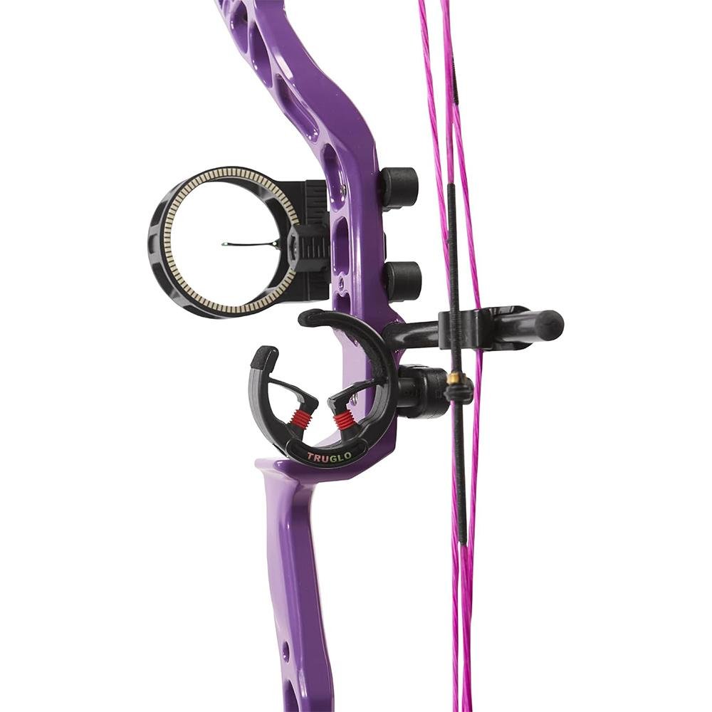 Diamond B12983 Atomic Bow Package Purple 12-24" 29 lbs RH Youth Compound - Pure Archery Group