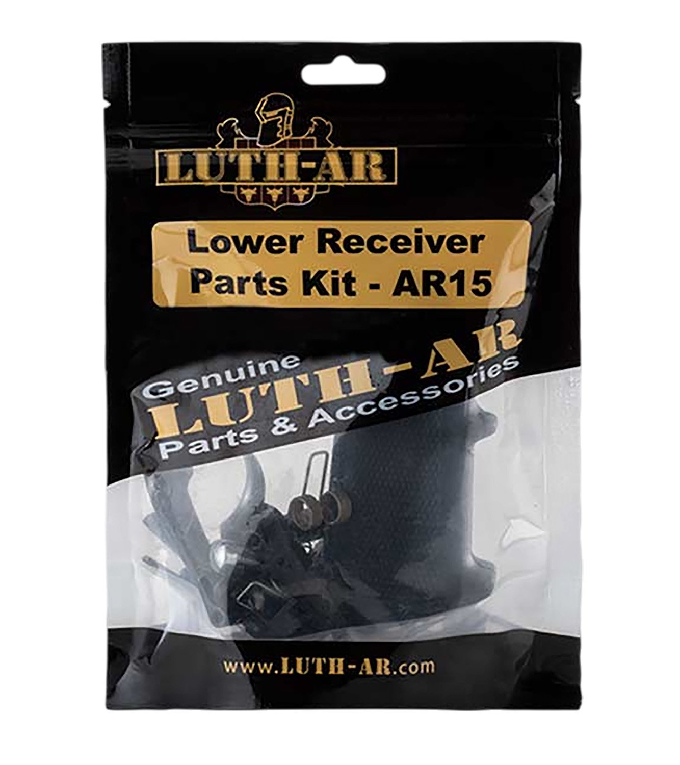 Luth-AR LRPK-1 AR-15 Lower Parts Kit, Matte Black Finish
