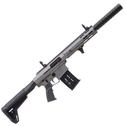 Panzer AR12 Pro 12Ga 18.5-Inch Shotgun: 2x5Rd Mags, Metal Upper/Lower, Short Handguard