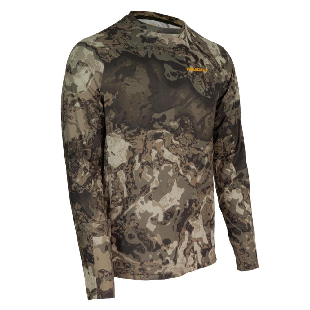 Muddy MUD-BL-CRW-VCG-L Base Layer Crew Top Veil Canyon Grey Large - GSM Outdoors