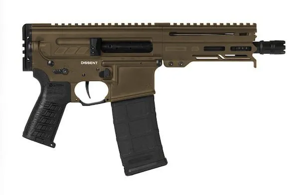 CMMG Dissent 30A2D0F 300BO 6.5in Braced Midnight