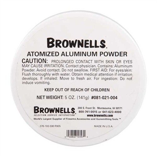 Brownells E10000001 Atomized Aluminum Powder 5oz - Brownells