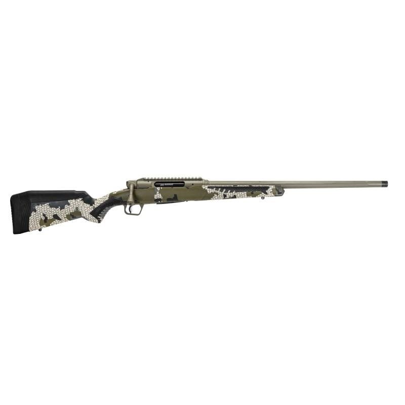 Savage Arms Impulse Big Game 308 Win 4+1 Hazel Green Cerakote 22" Threaded Barrel, KUIU Verde 2.0 Fixed AccuStock with AccuFit, Detachable Box Mag - SAVAGE ARMS - 308 Winchester
