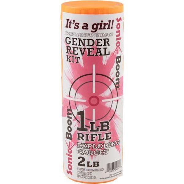 Sonic Boom SBTGRGIRL Gender Reveal Girl Exploding Target