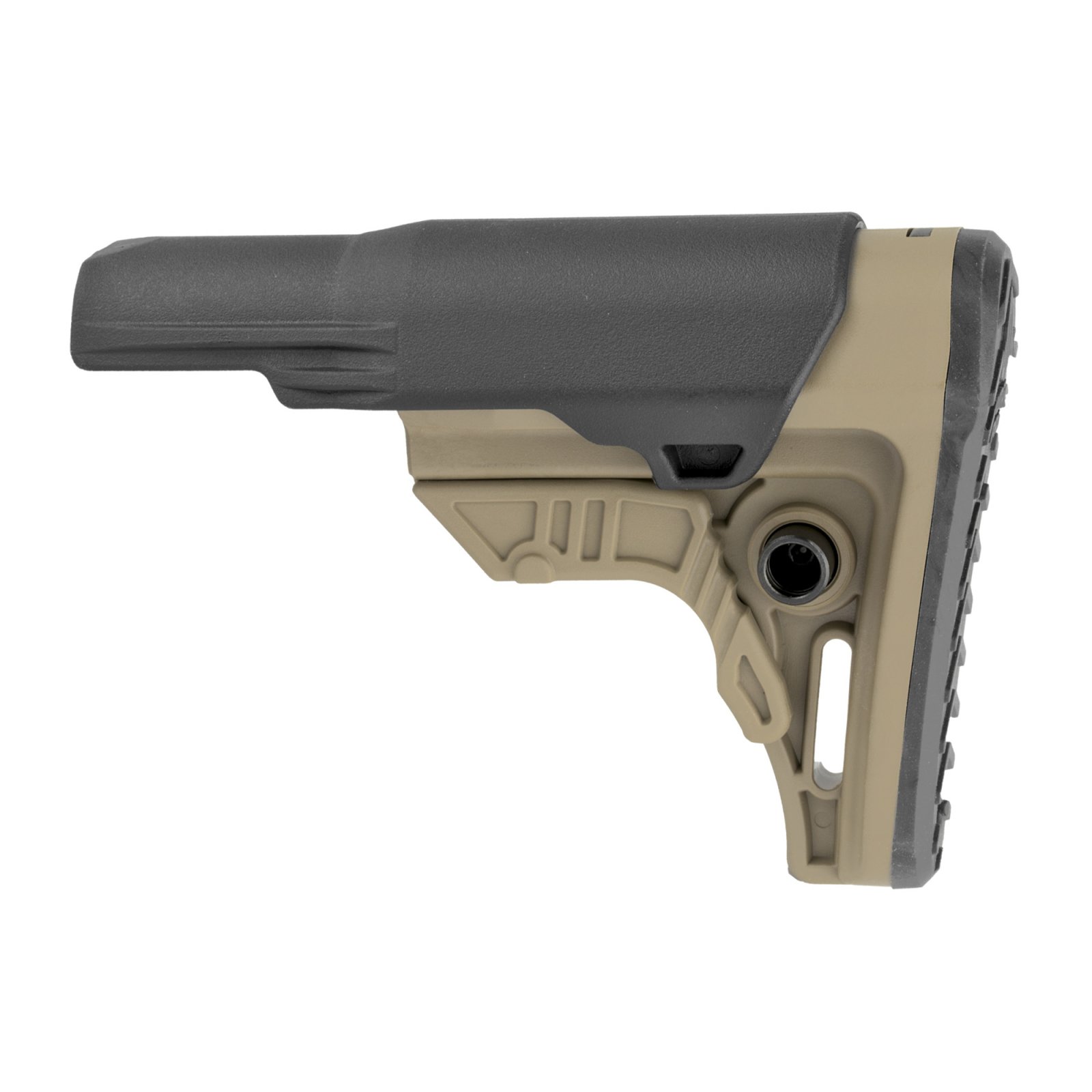 Leapers UTG PRO AR-15 S4 Mil-Spec Stock - High Strength Polymer, Adjustable, Flat Dark Earth