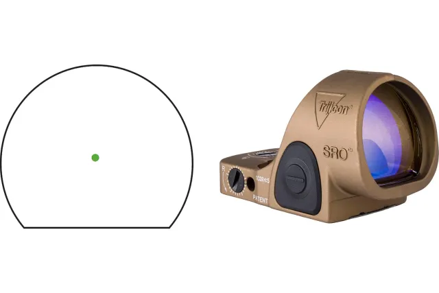 Buy TRIJICON SRO 2.5 MOA Adjustable LED Green Dot Coy Brown online