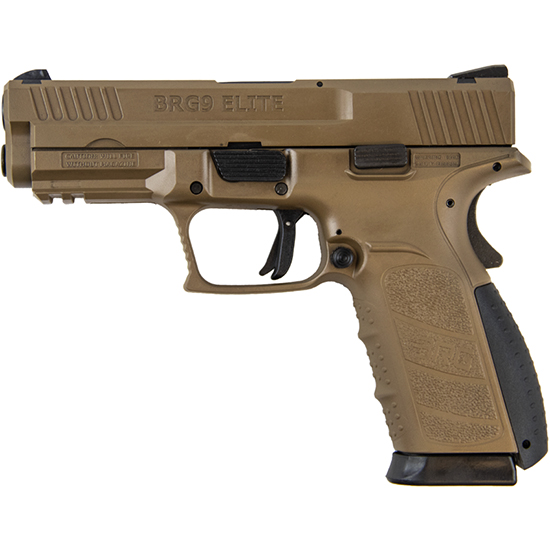 Buffalo Cartridge BRG9E4221 9mm FDE Semi-Auto Pistol 4" Barrel 16+1 Capacity