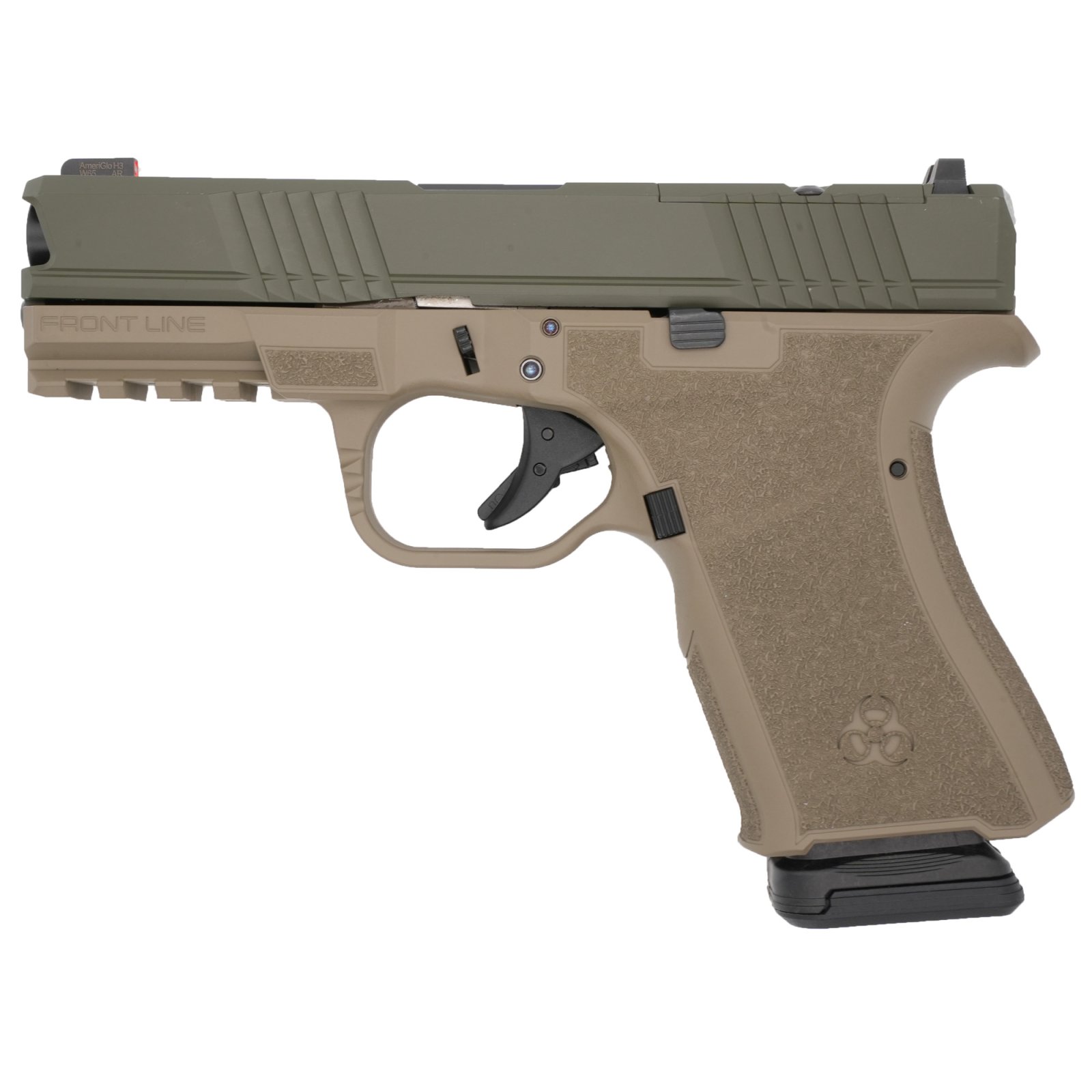 Buy Black Rain Ordnance FL9MMFDEOD 9mm 4In 15+1 FDE Cerakote online