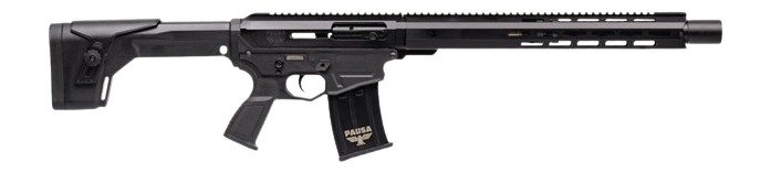 Panzer Arms PAAR12BLF AR12 G5 Semi-Auto 3" 5+1 18.50" Black Cerakote Aluminum/Polymer Receiver w/Picatinny Rail, M-LOK Handguards, Black Synthetic Stock
