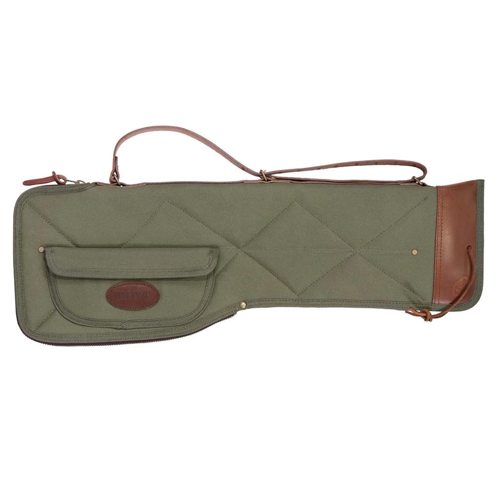 Boyt Signature Series Waxed Canvas Takedown Case Shotgun Case 30 OD Green - Boyt Harness Company