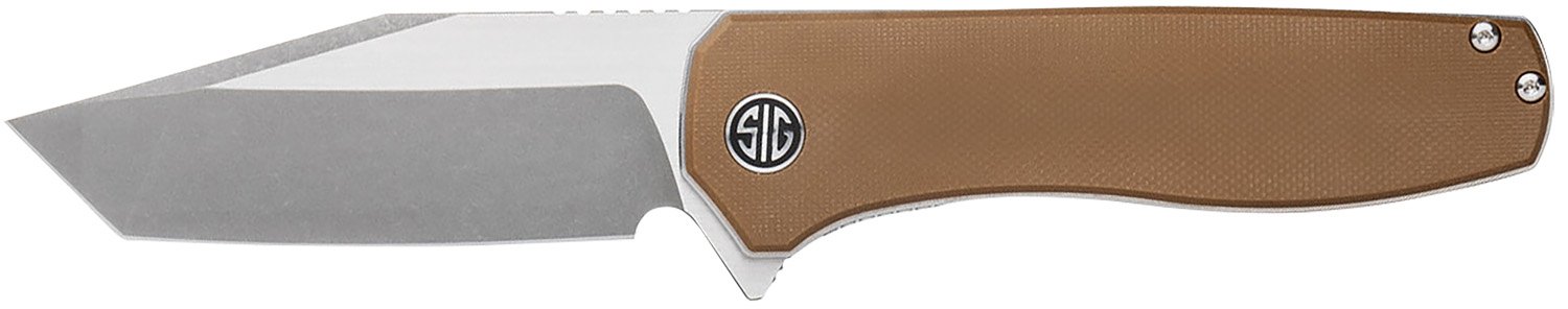 Eikonic XI SBRN Xiphos 3.40" Tanto Nitro-V Blade, Coyote Brown G10 Handle