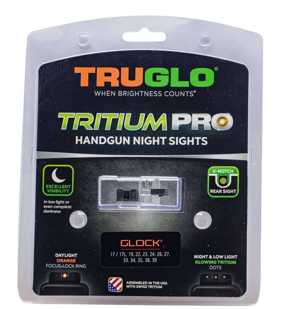 Buy TruGlo TG231G2C Tritium Pro Night Sights Black for Glock 21 online