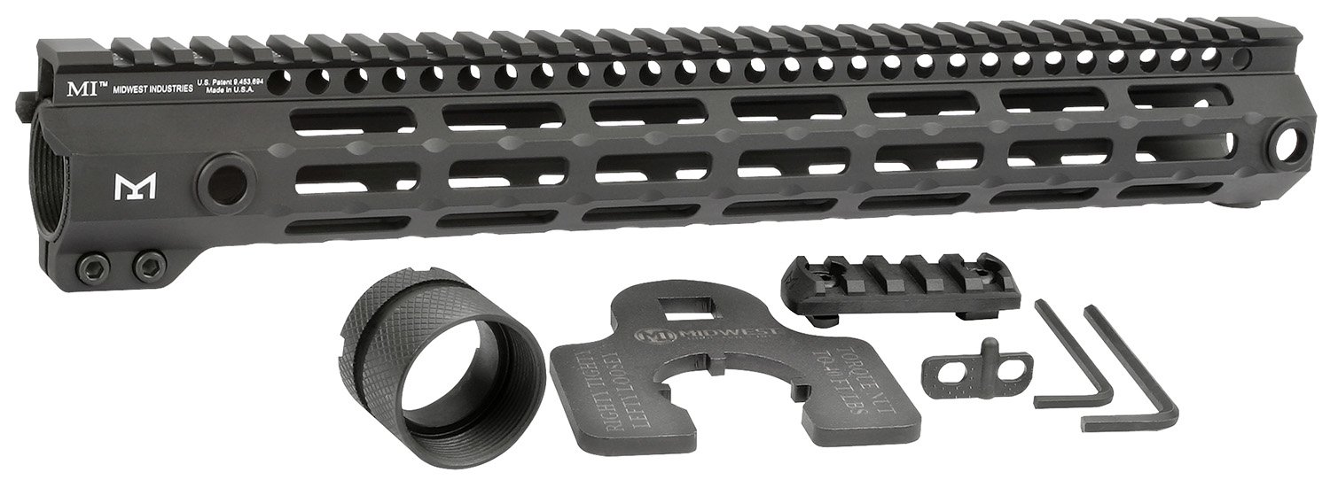Midwest Industries MIG4M14 Tactical G4M Handguard 14" M-LOK Black Aluminum - Midwest Industries