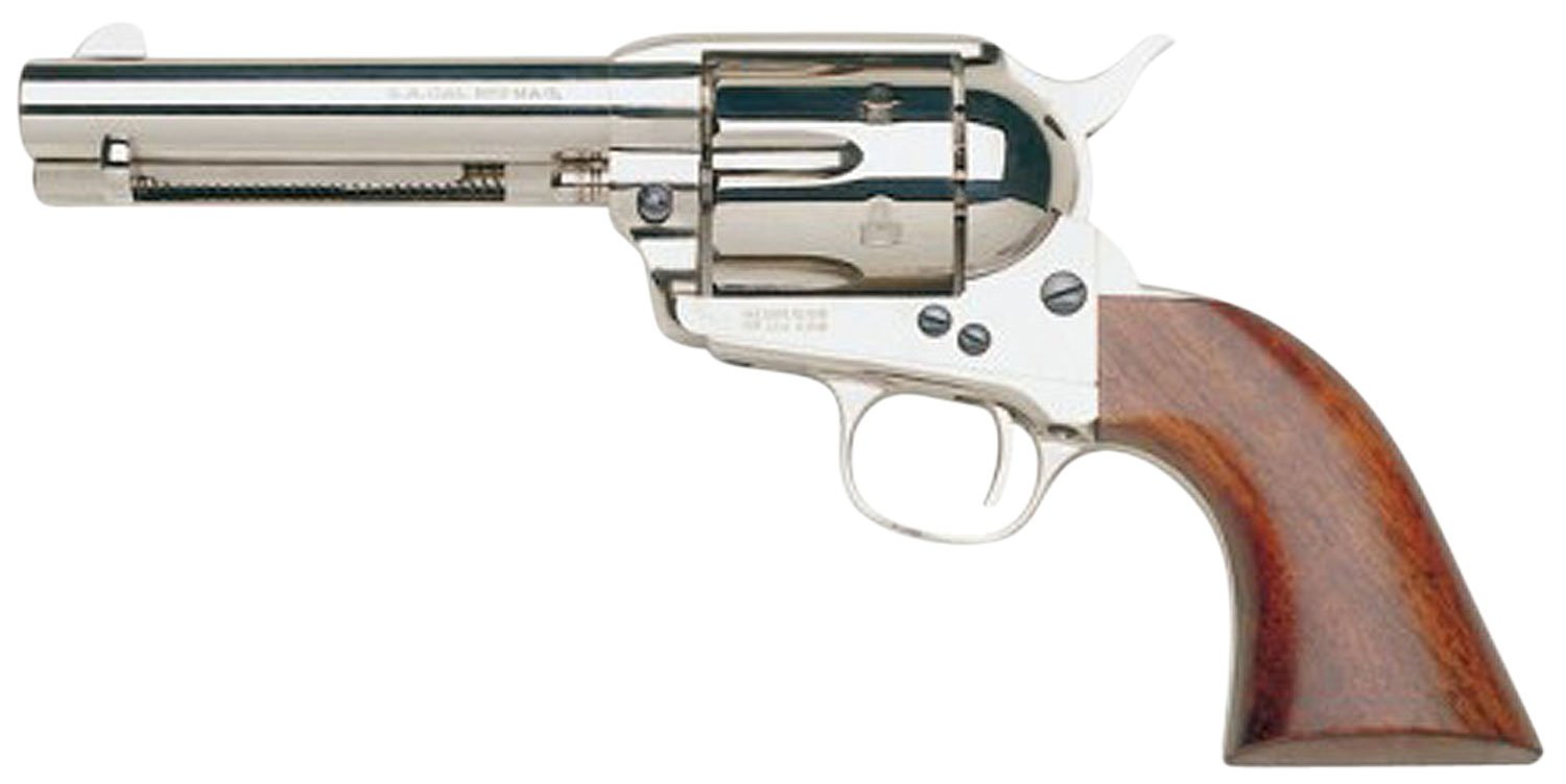 Taylors & Company 555121 1873 Cattleman Revolver .45 Colt 4.75" Nickel