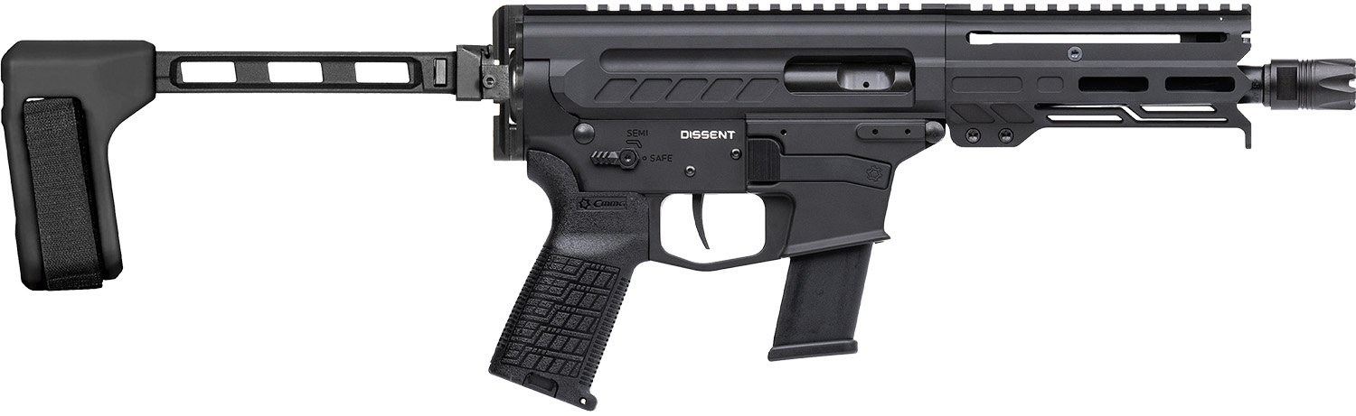 CMMG 45A250F-AB Dissent MKG 45 ACP 13rd 6.5" Handguard Armor Black