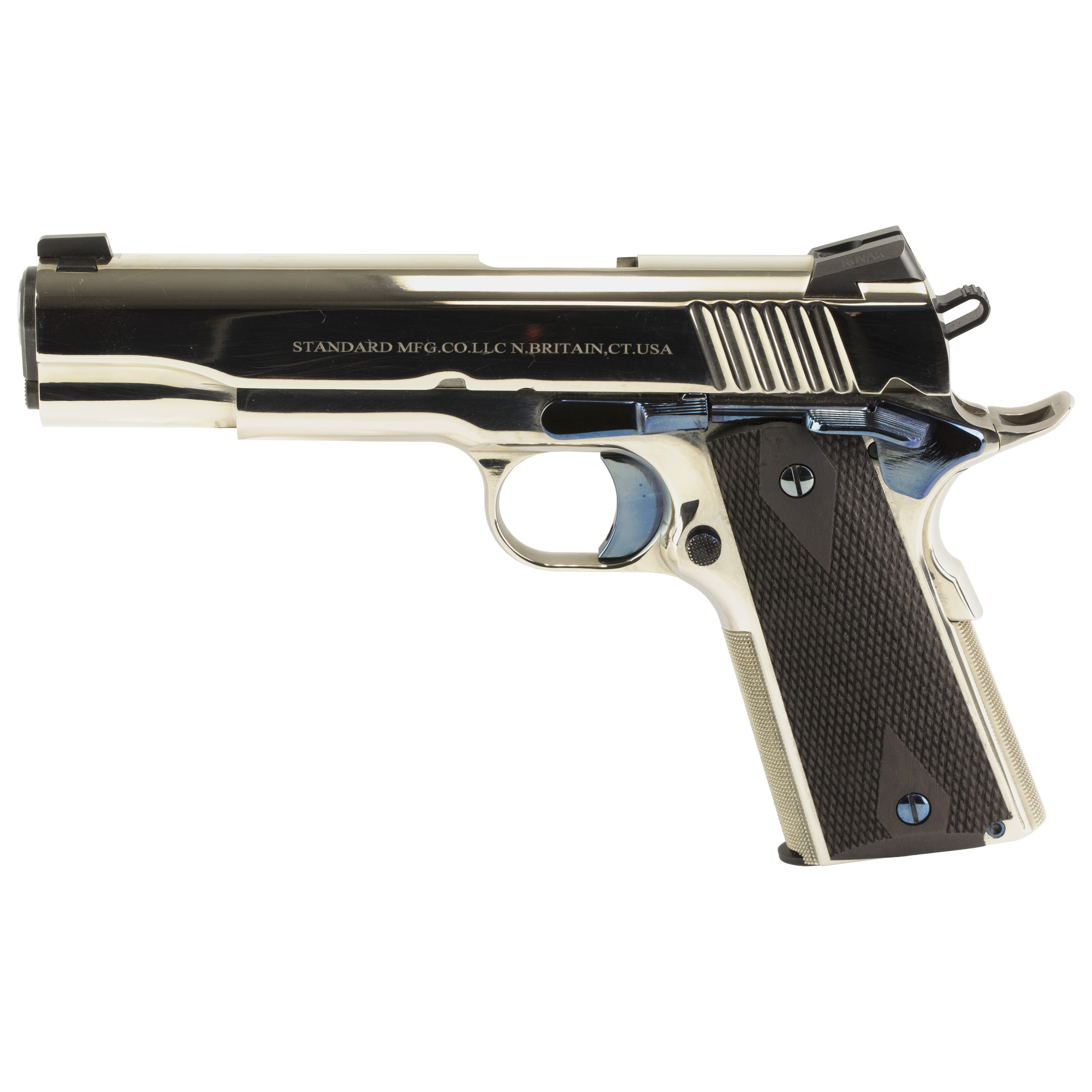 Standard Manufacturing 1911N .45 ACP 5 in Nickel 8rd Single Action Pistol