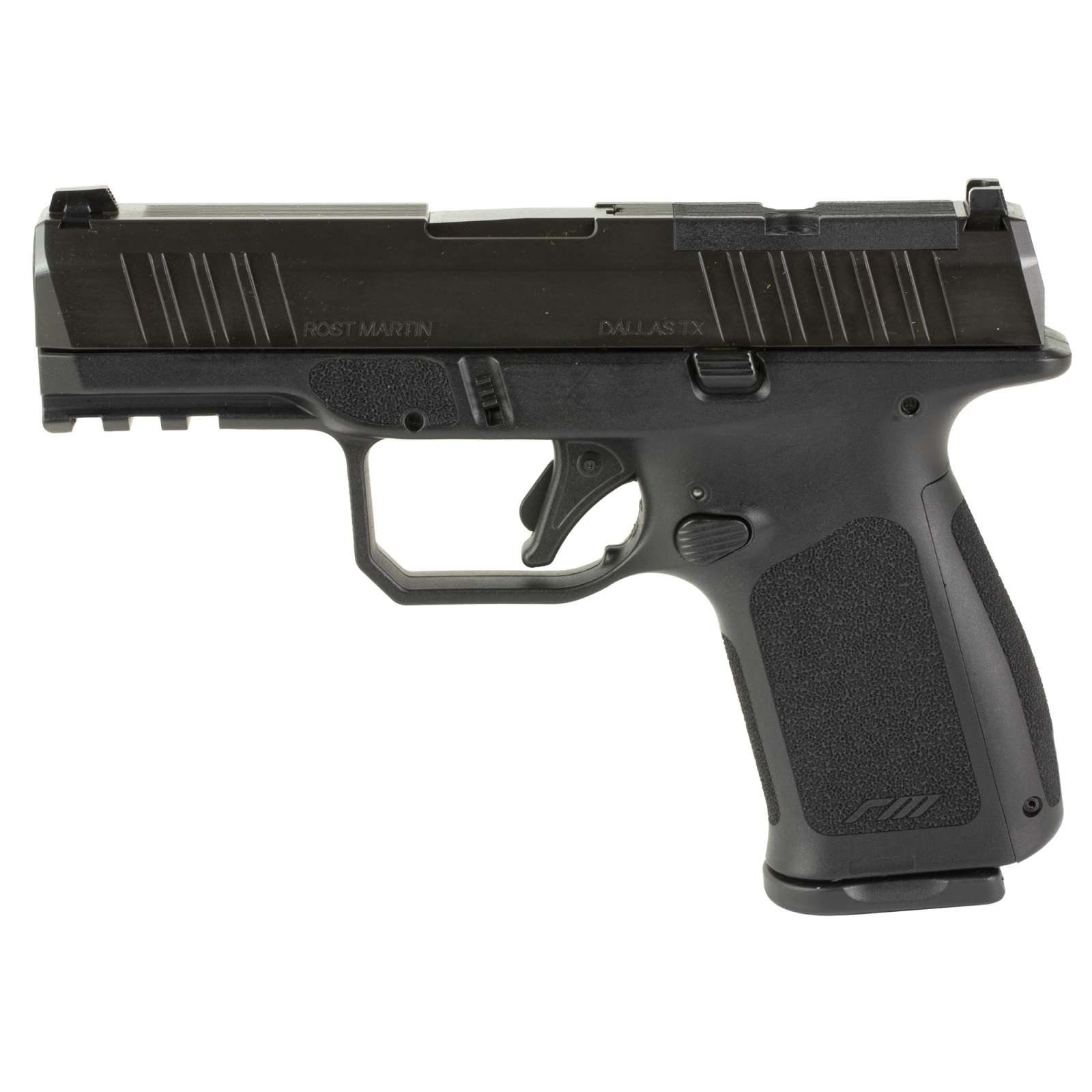 ROST MARTIN RM1C 9mm 4in 15rd/17rd Optics Ready Black Pistol (RM1CBLKOSP) - ROST MARTIN - 9X19