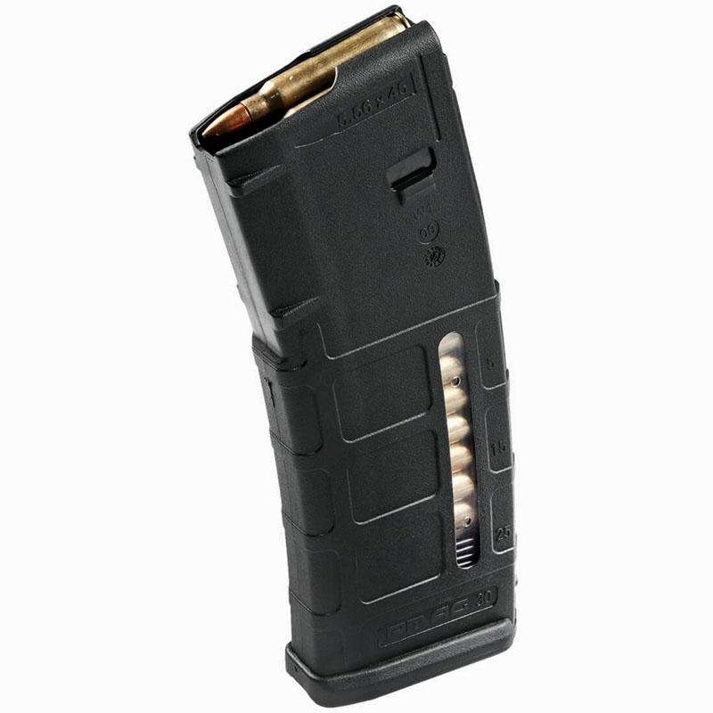 Magpul PMAG MOE 5.56 Window 30 Rounds Black MAG570-BLK - Magpul Industries - 5.56 mm NATO