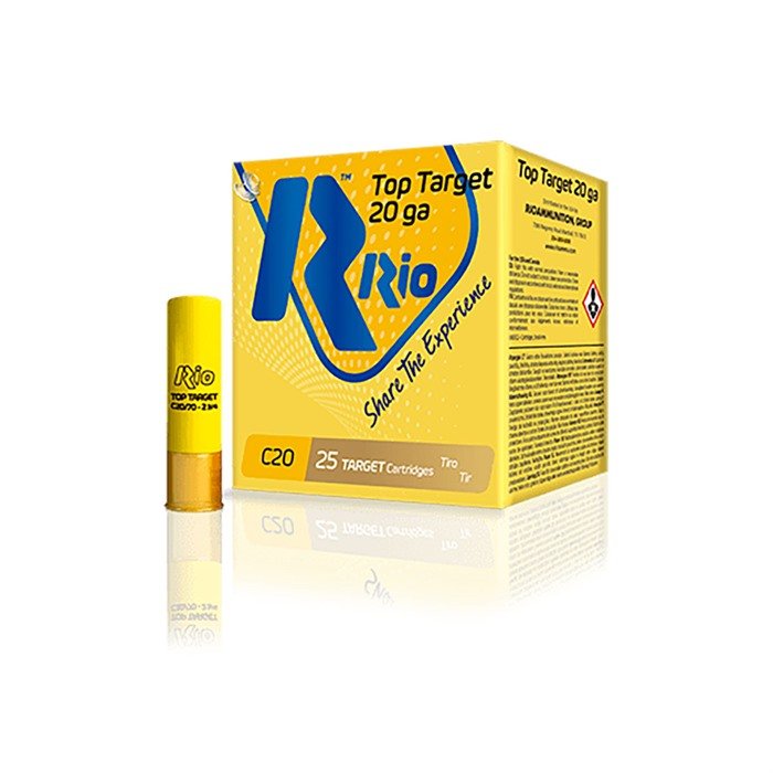 RIO OUTDOORS CORP. TOP TARGET EVO GAUGE 20 GAUGE 2-3/4" 7/8OZ #7.5 SHOT 25/BOX