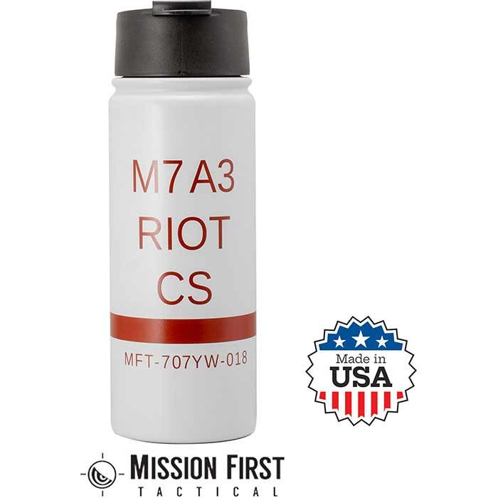 Mission First Tactical DM18CS-16 M7A3 Riot CS 16 oz Flip-Top Bottle