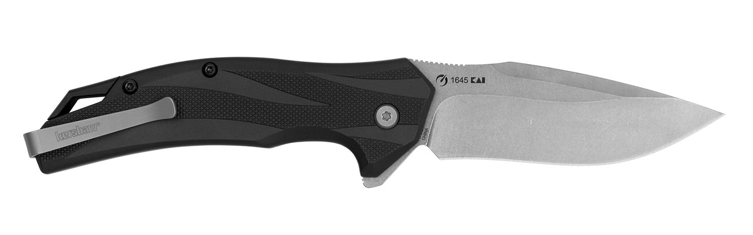 Kershaw 1645 Lateral 3.1" 8Cr13MoV Assisted Open Knife - Kershaw - DROP POINT W/RECURVE