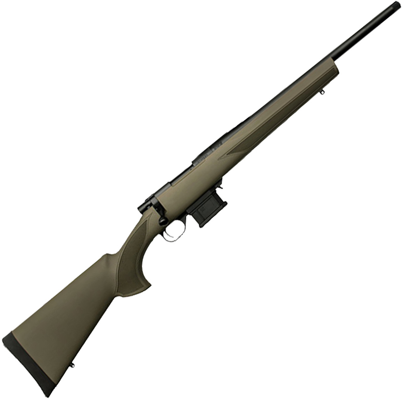 Howa M1500 Mini 350 Legend 16.25" HB Green Hogue Youth Rifle HMA350GYTH