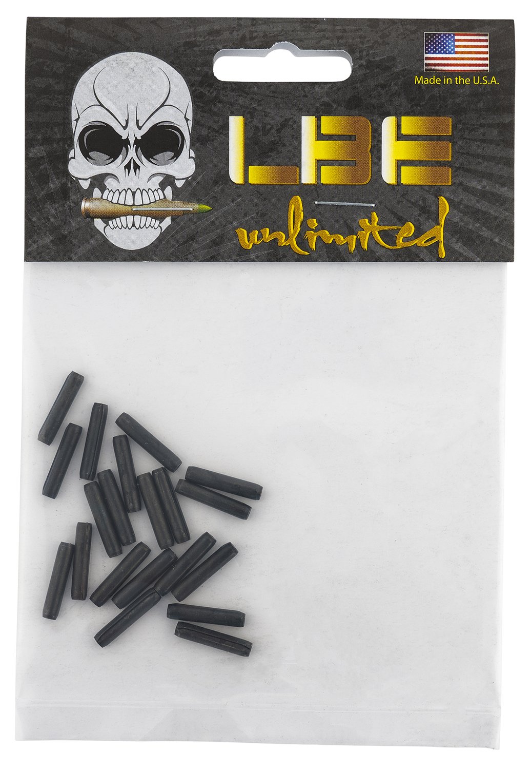 LBE Unlimited ARTGRP20PK Trigger Guard Roll Pins for AR-15 Black (20 pc)