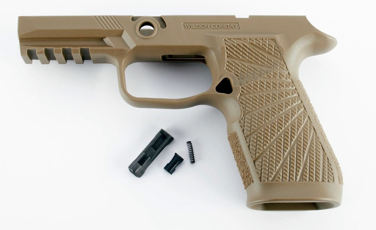 Wilson COMBAT Carry No Manual Safety Tan Grip Module f/ Sig Sauer (320-CST) - Wilson Combat - 9mm .40 S&W .357 SIG