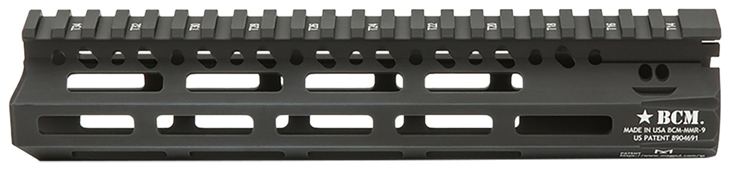 BCM MCMR9556BLK 9" M-LOK Free-Float Handguard, Black Anodized Aluminum - Bravo Company Manufacturing - AR PLATFORM