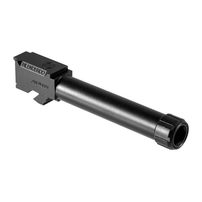 Buy SilencerCo AC1757 Threaded Barrel 4.50" .40 S&W Black Nitride Steel online
