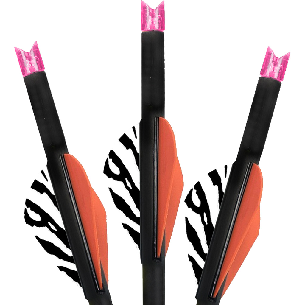 Lumenok BECC223P Crossbow Bolts 22" Pink Moon 3pk Carbon Blazer Vanes