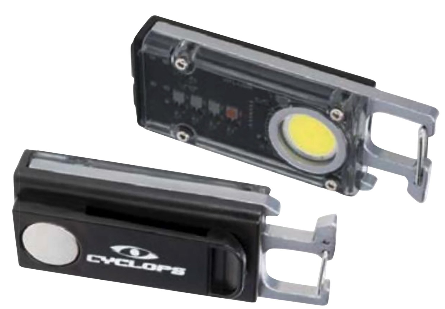 Cyclops CYC-FLSHCLIP Flash Clip 300 Lumens LED Black Keychain Opener