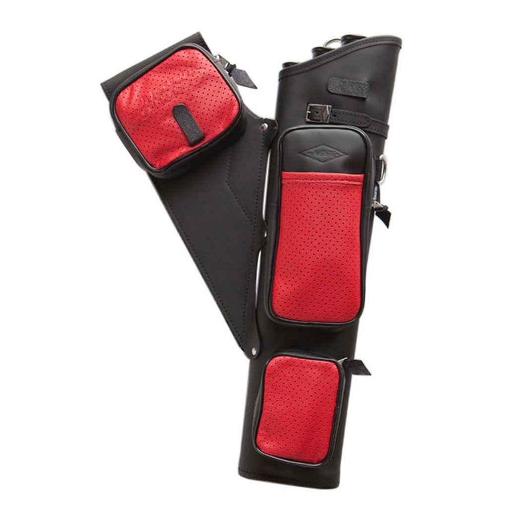 Neet NT-2300 Leather Target Quiver Black 21" RH