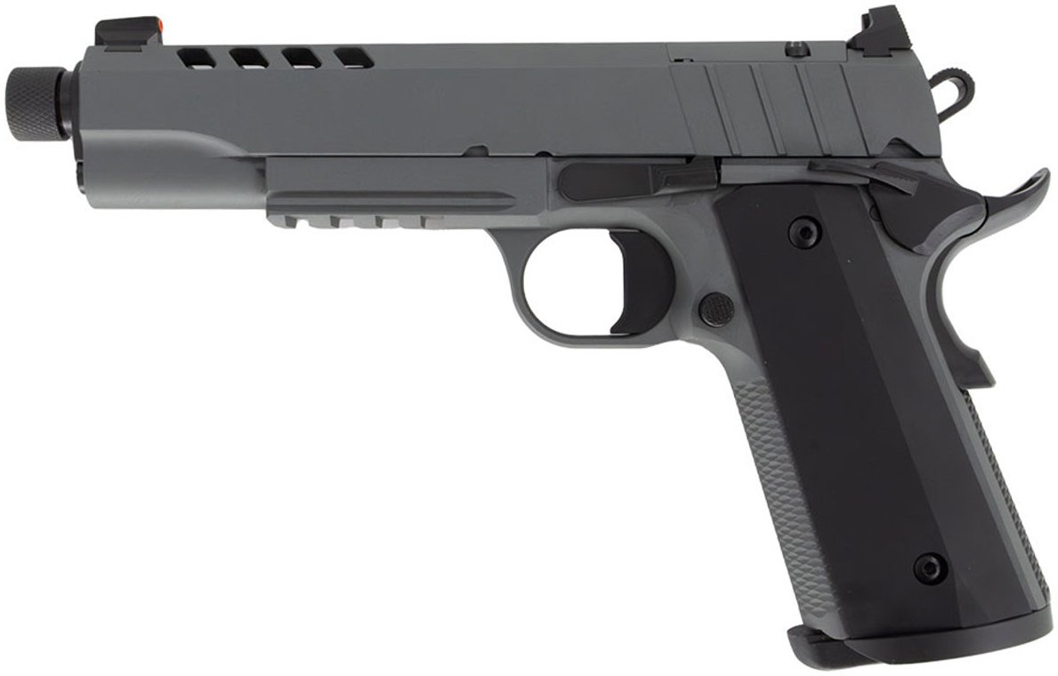 TISAS 1911 Night Stalker 9mm Threaded Rail Grey