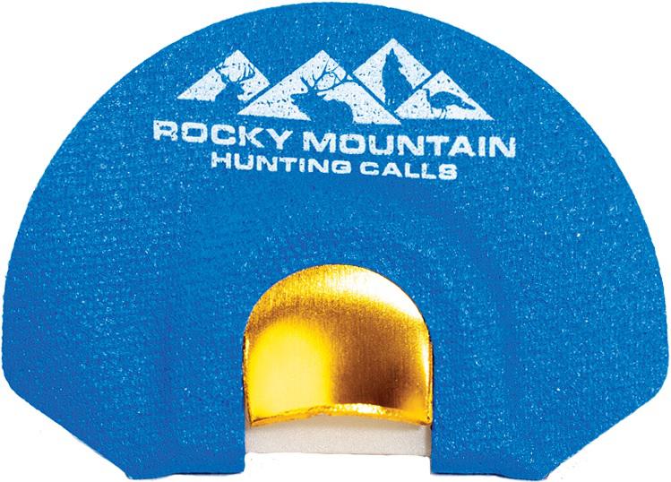 Buy Rocky Mountain Hunting Calls Reaper GTP Diaphragm Call, Blue - Aggressive Bugle Sounds, Bull Challenge, Cow Estrus Whine online