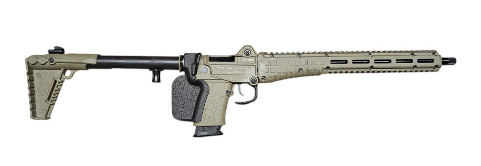 KEL-TEC SUB2K57TANCA 5.7x28mm 16.5" Tan CA 10rd Semi-Auto Rifle - Kel-Tec - 5.7x28MM